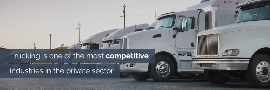 Trucking Industry is Competitive