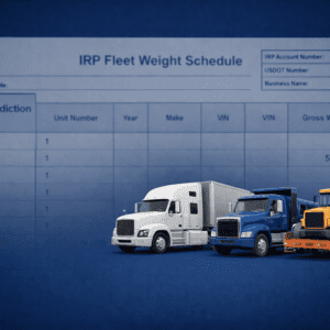 IRP added vehicle