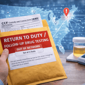 Return To Duty / Follow-Up Drug Testing (Set of 3) Out of Network